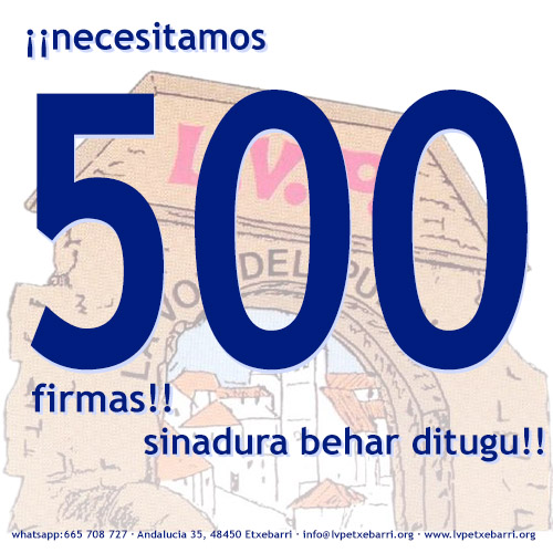 500 FIRMAS